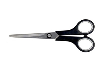 Saks sort/grå 170mm blad